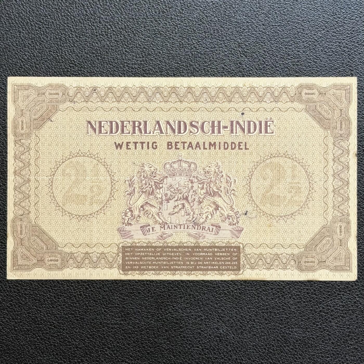 ＜星葵🌻钱币社＞非全新纸币场第70期·3月1日发货 荷属东印度1940年2.5盾纸币