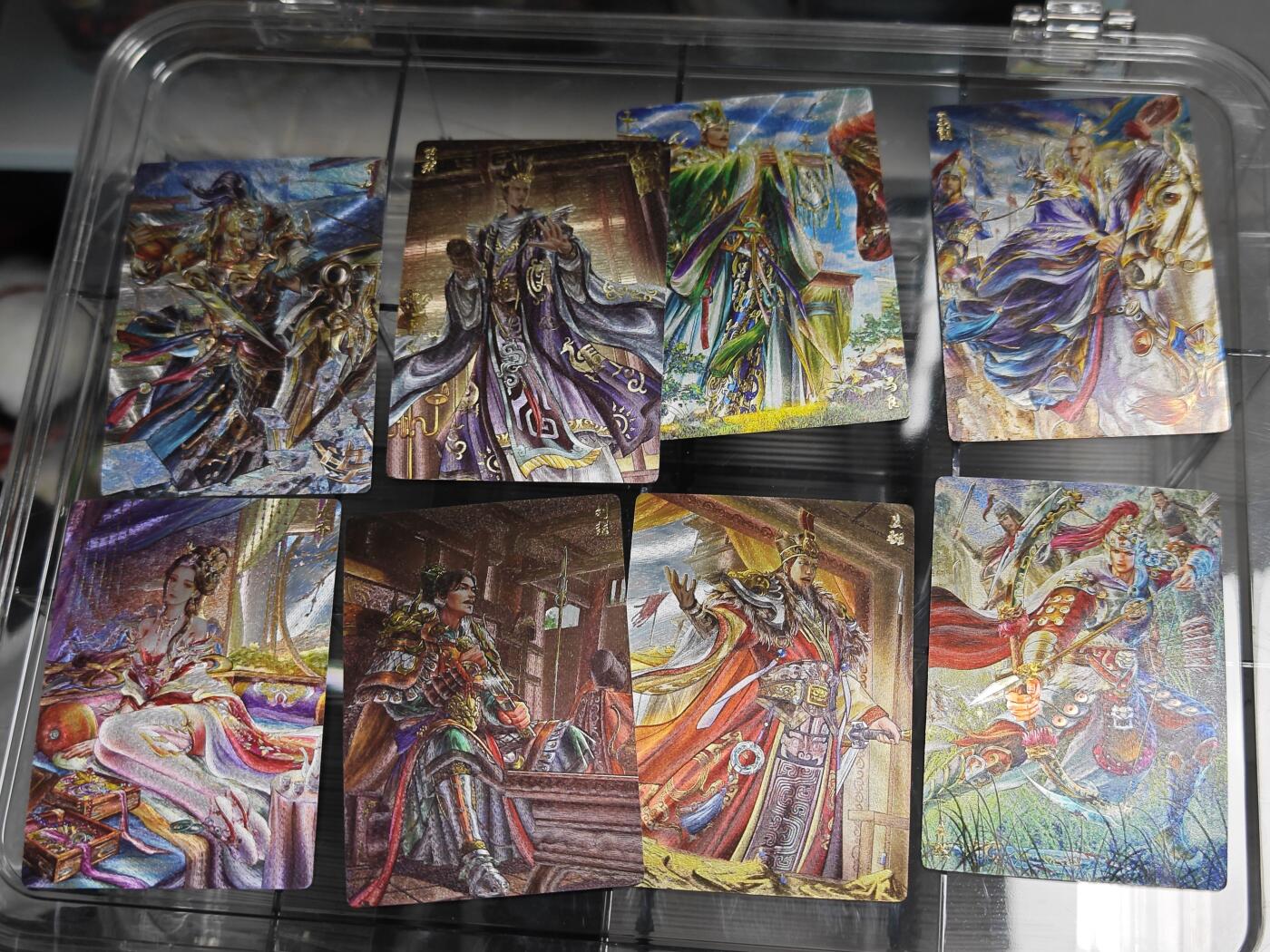 【新春大甩卖】玩卡战线手绘+国潮卡大甩拍第49期——请寄存过多的卡友准许发货哇！ 卡玩帕克-雄图三国之大乔等8张粗闪卡