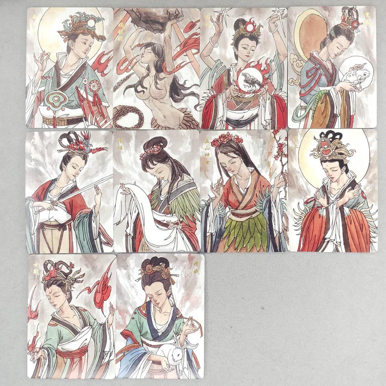 买就送PR！！龙虎卡牌-七六场（满200元包邮，无佣金，每周六结拍，欢迎送拍） 普卡10 超吉梦 张导 - 上古十大美女