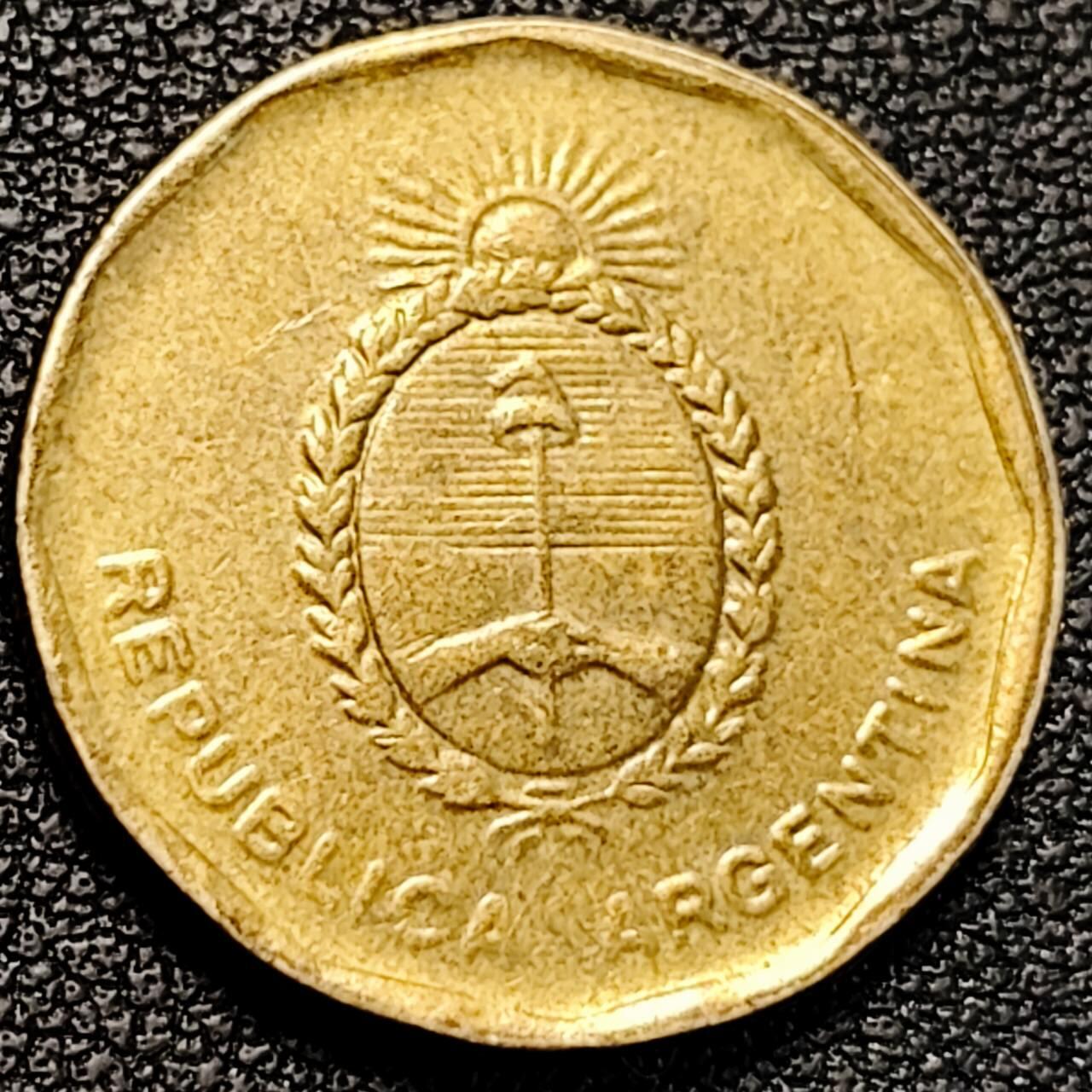 泉币菌-第190场-本场拍品多 请提前出价 （年后发货） 阿根廷10分1986年21.5mm