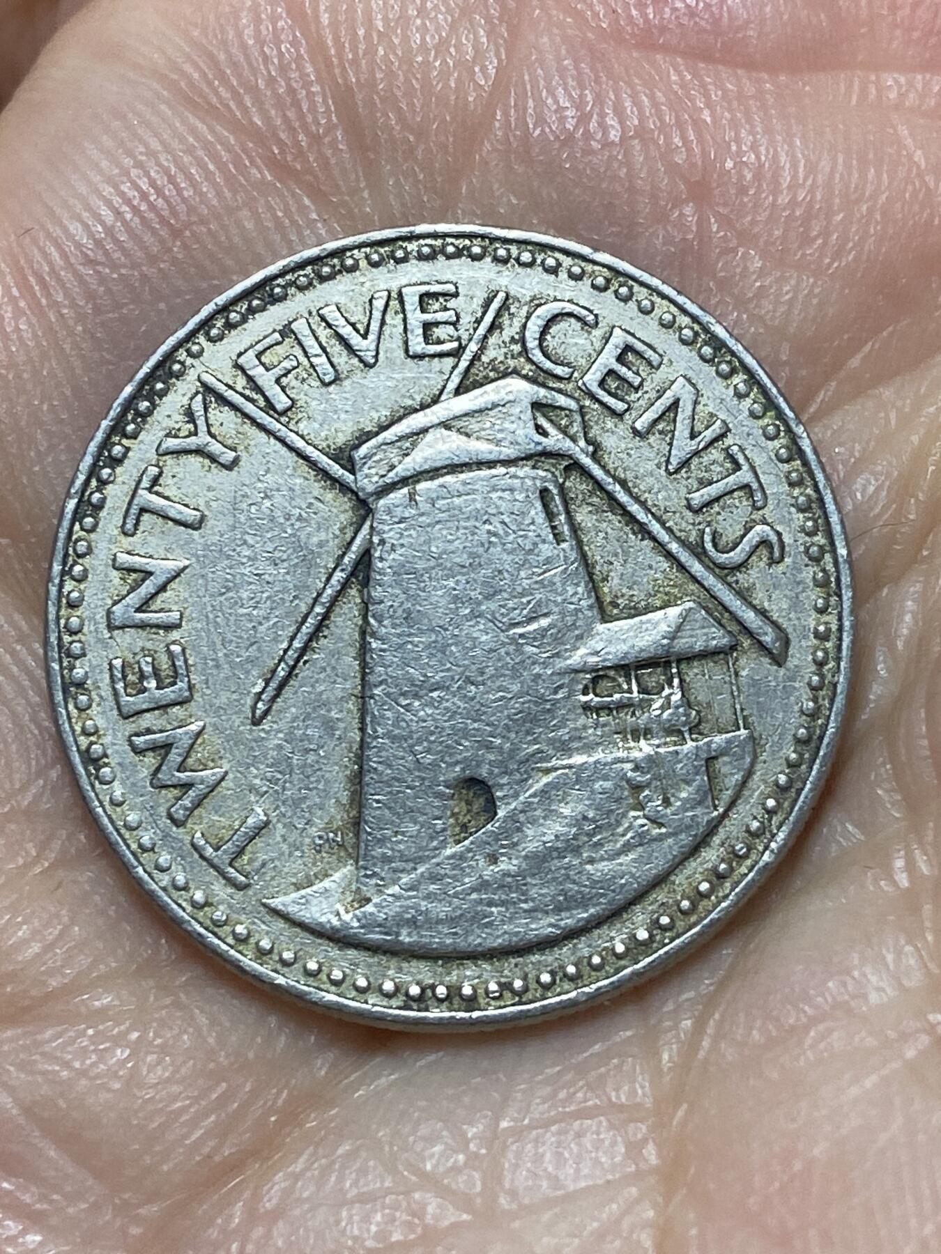 2026年第二十七场(总第一百九十六场）外国好品散币场(免佣金) 巴巴多斯🇧🇧1980年25分(第一版)