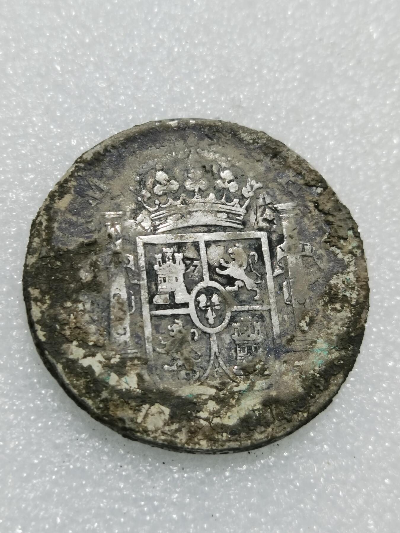 天下钱庄专场欢迎参拍 西属墨西哥卡四老双柱银币