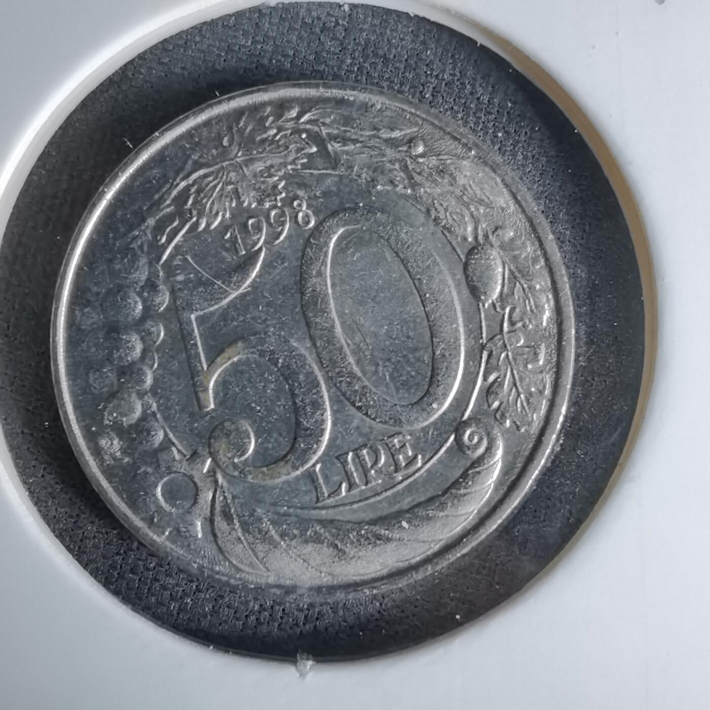 沼泽如烟--第998场 意大利1998年50里拉