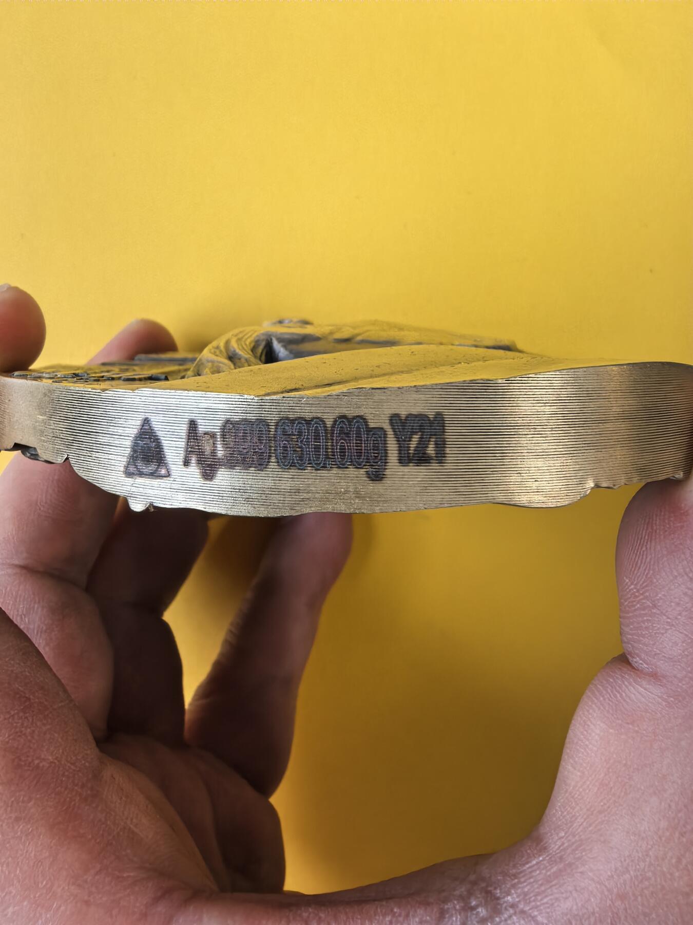 2012年《诗圣杜甫》大银章 630.60克 Ag999 原盒原证 编号Y21