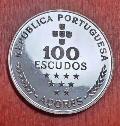 长老汇马年精选第一场拍卖 - 1980葡属亚述尔100埃斯库多斯精制银币，16.5克925银，1.2万枚