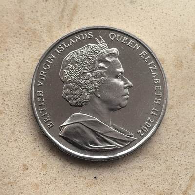 道一币馆币章第一百六十五场 - 维尔京群岛2002年戴安娜王妃逝世5周年1镑克朗型纪念币