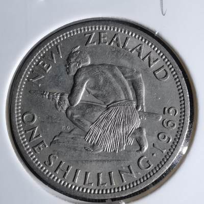 沼泽如烟--第998场 - 新西兰1965年1先令