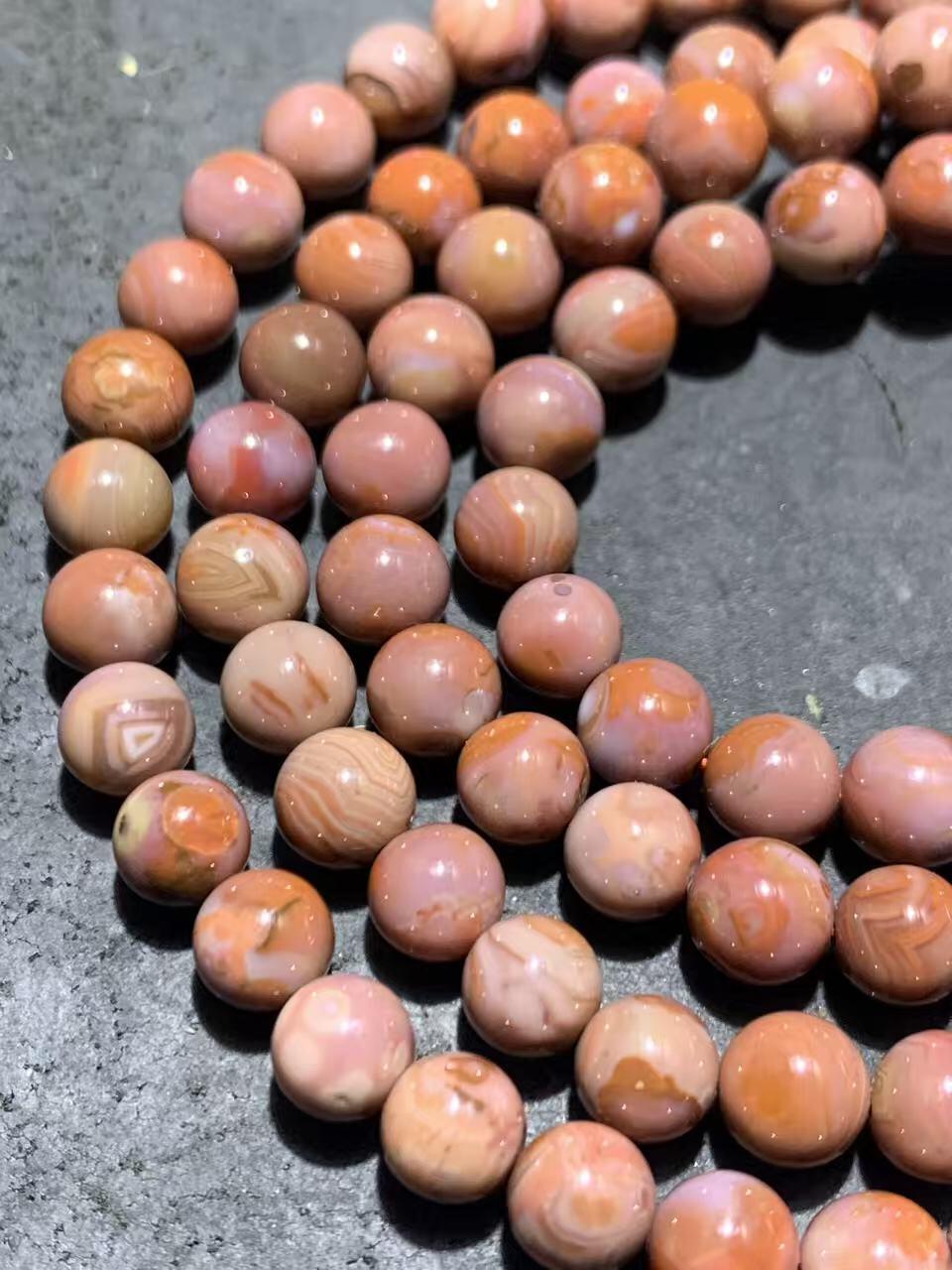 精美川料南红玛瑙紫罗兰108手串一条，