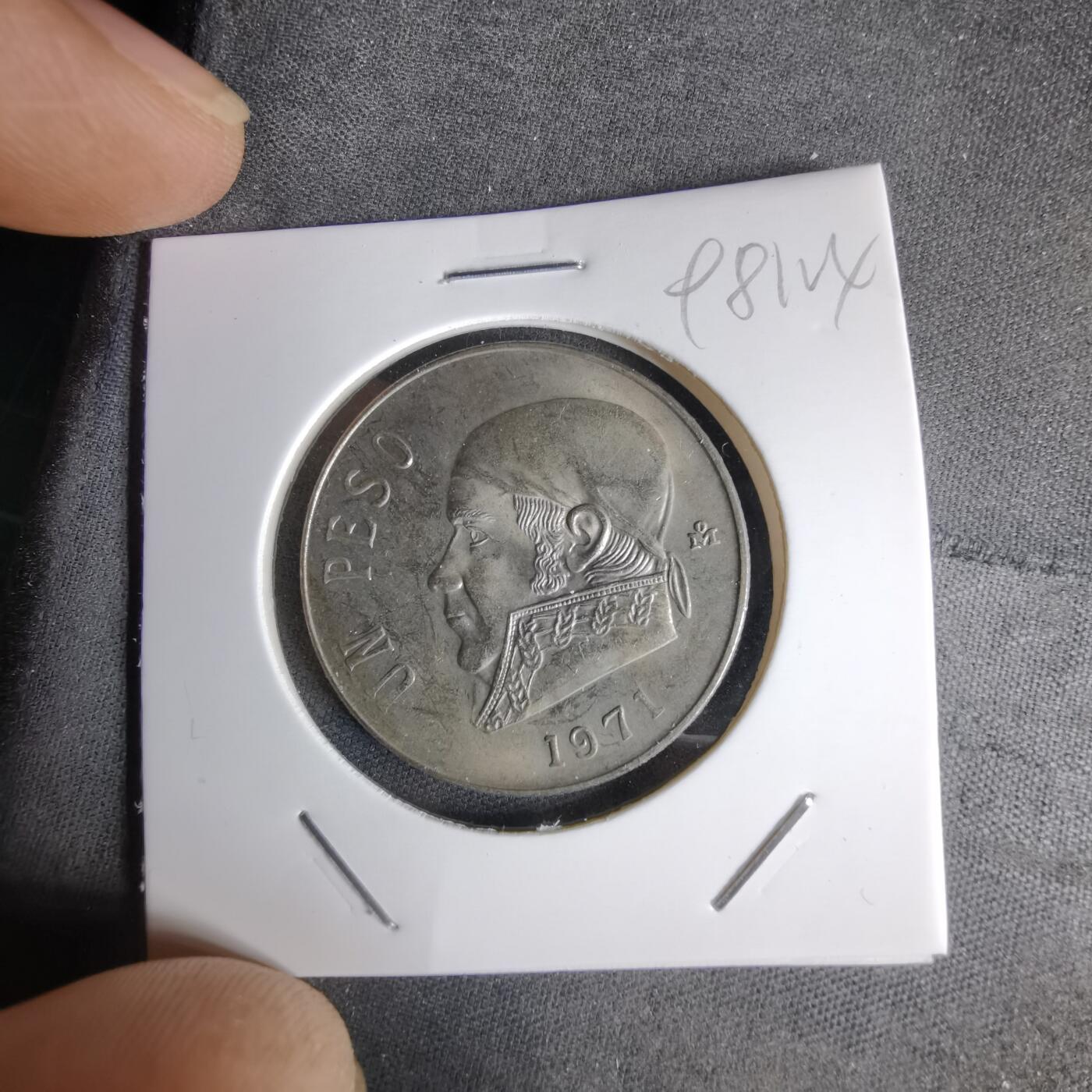 沼泽如烟--第998场 墨西哥1971年1比索