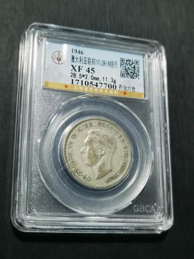 天下钱庄专场欢迎参拍 - 澳大利亚1弗罗林银币