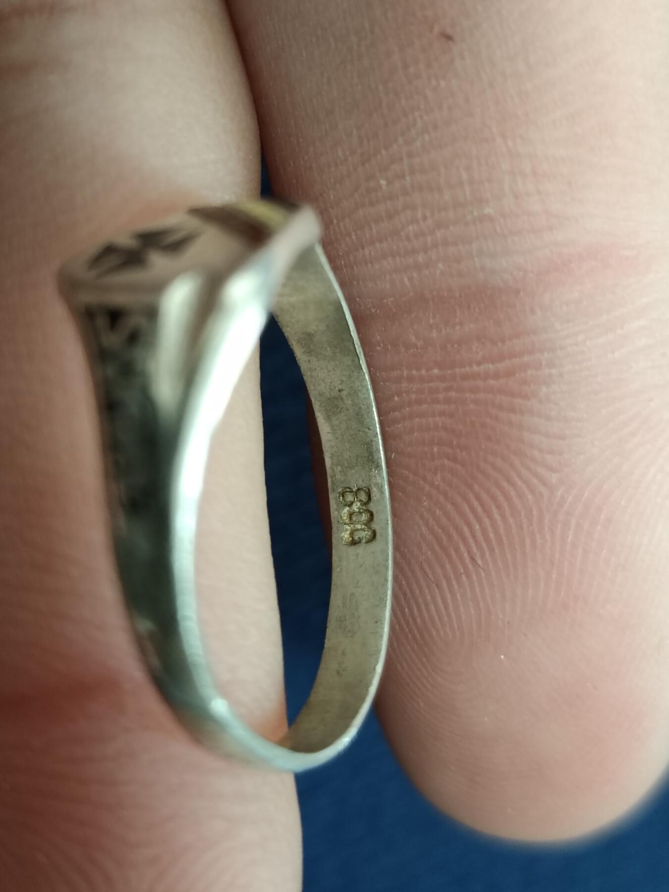 时顺第二十九拍(新年大拍) 德国一战时期爱国戒指，内打800银标