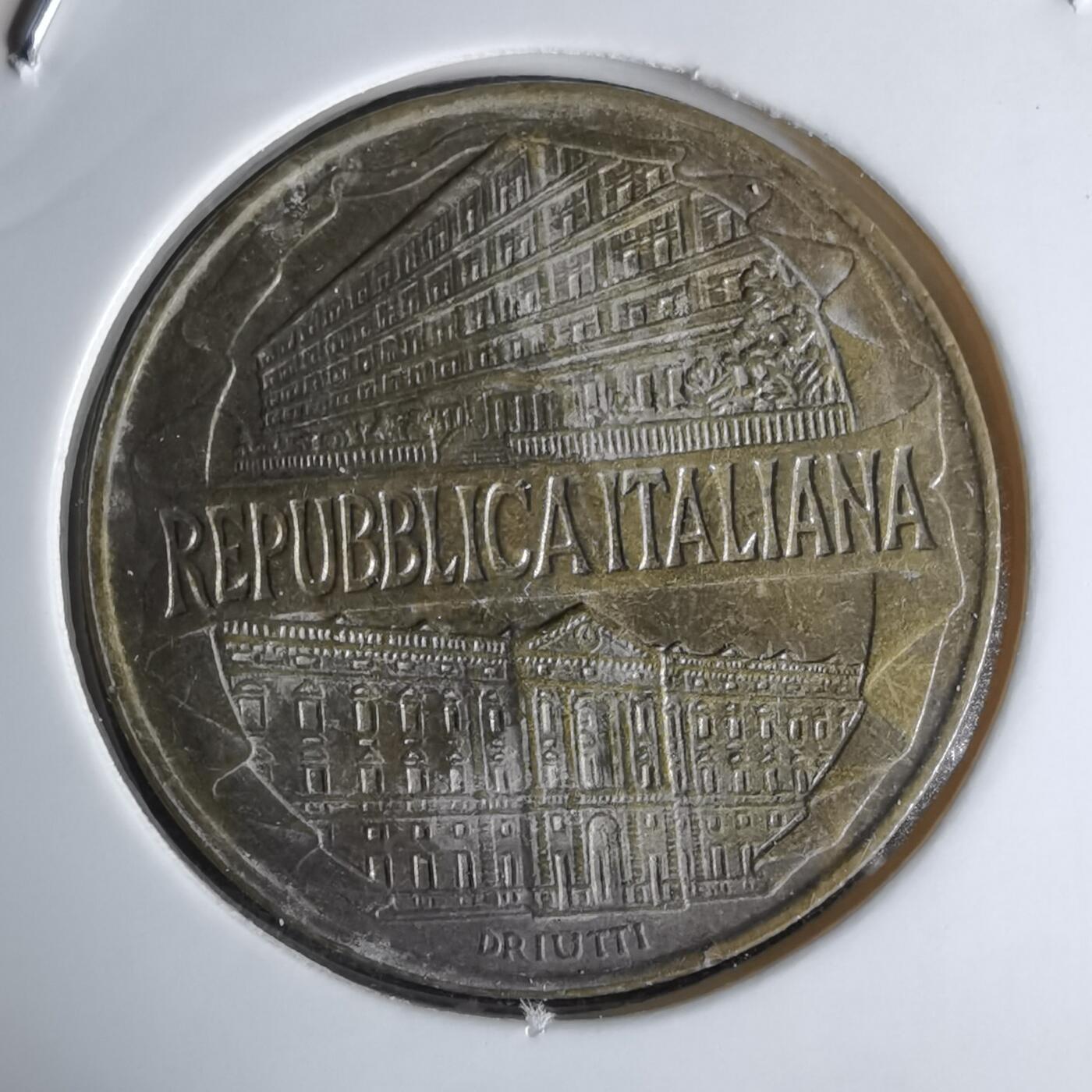 沼泽如烟--第998场 意大利1996年200里拉纪念币