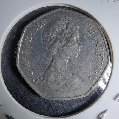 沼泽如烟--第997场 - 英国1969年50便士