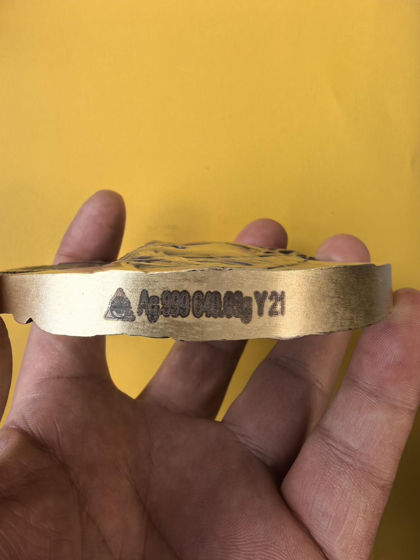 2012年《曲圣·关汉卿》大银章 640.06克 Ag999 直径90mm 原盒原证 编号Y21