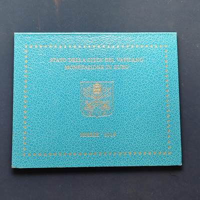 【全场包邮】纯粹捡漏拍505场 - 梵蒂冈2019年方济各一世官方封装欧元套币