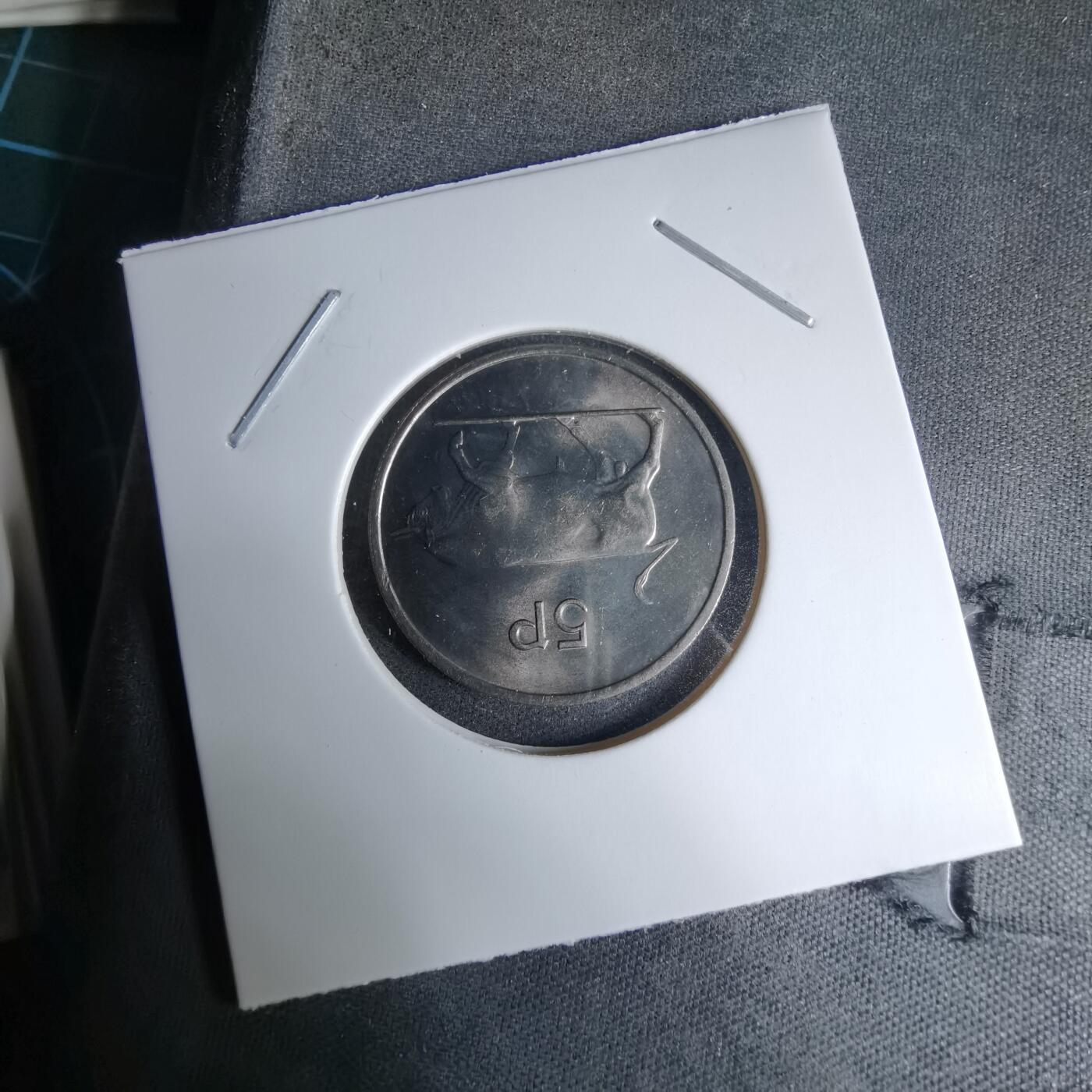 沼泽如烟--第997场 爱尔兰1971年5便士