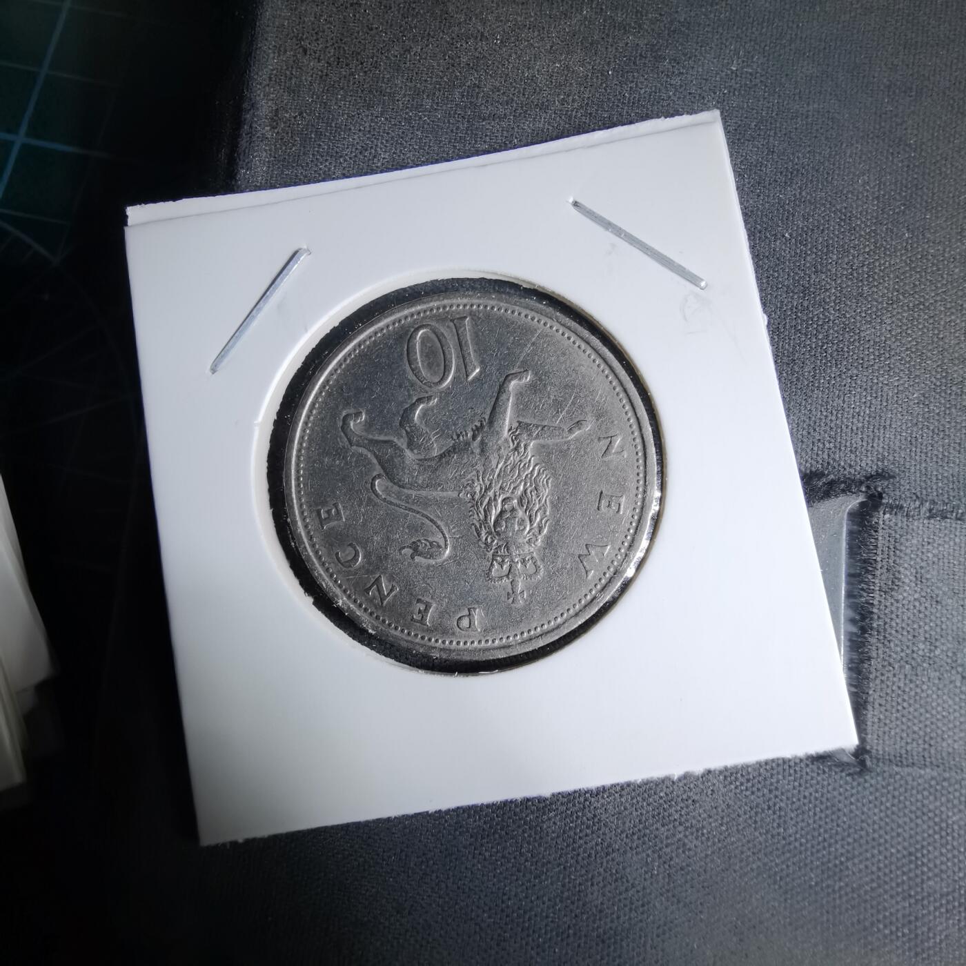 沼泽如烟--第997场 英国1969年10便士