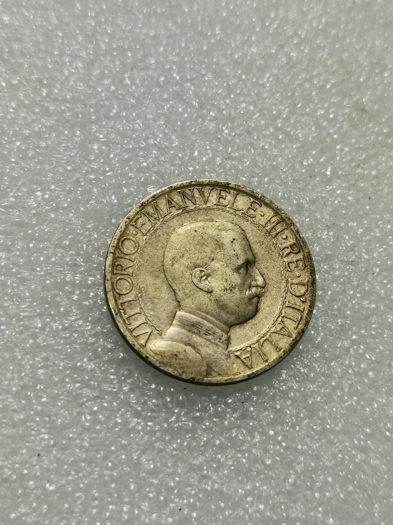 天下钱庄专场欢迎参拍 意大利胜利马车1里拉银币