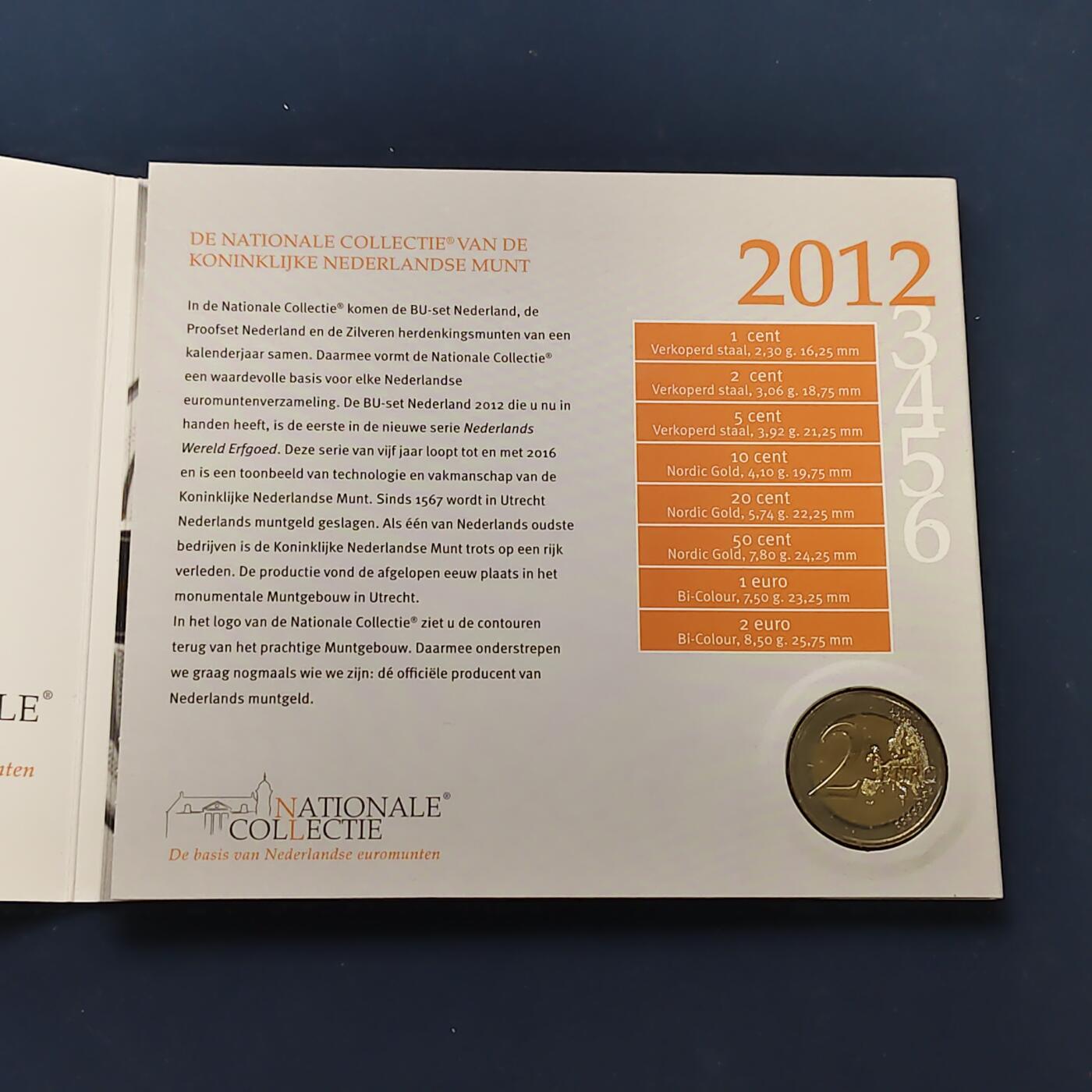 【全场包邮】纯粹捡漏拍504场-更新中 荷兰2012年官方封装套币-含2欧元欧元十周年双色纪念币