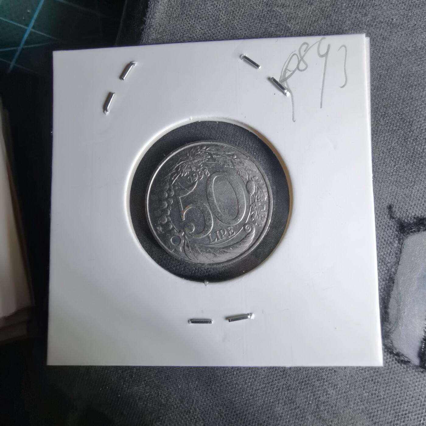 沼泽如烟--第998场 意大利1998年50里拉