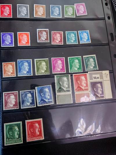 时顺第二十九拍(新年大拍) - 二战时期，领袖头像邮票，一套全面值