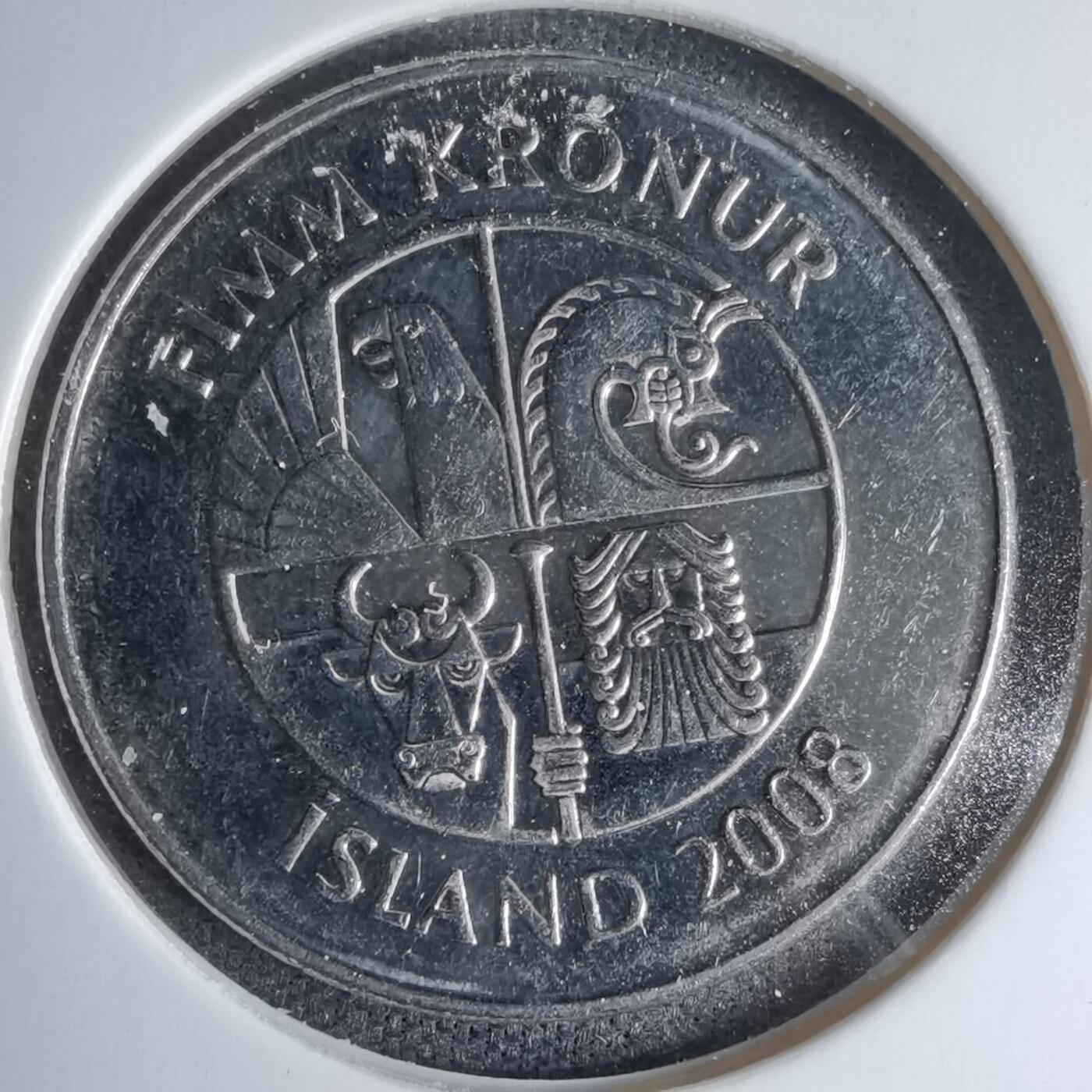 沼泽如烟--第997场 冰岛2008年5克朗