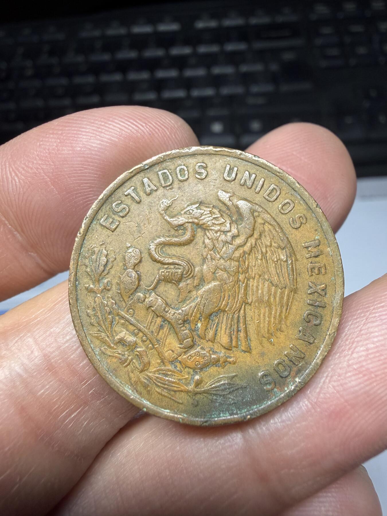 2025年集古藏今外币拍卖第二期-第8场—（总第308拍），可以寄存60天，满160元包邮。 1970年墨西哥20分