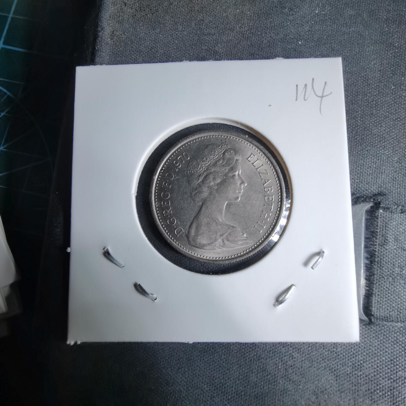 沼泽如烟--第997场 英国1970年5便士