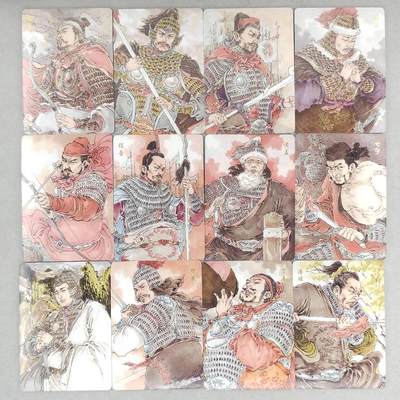 买就送PR！！龙虎卡牌-七六场（满200元包邮，无佣金，每周六结拍，欢迎送拍） - 普卡12张 超吉梦 李宇航 - 十二虎臣 一套