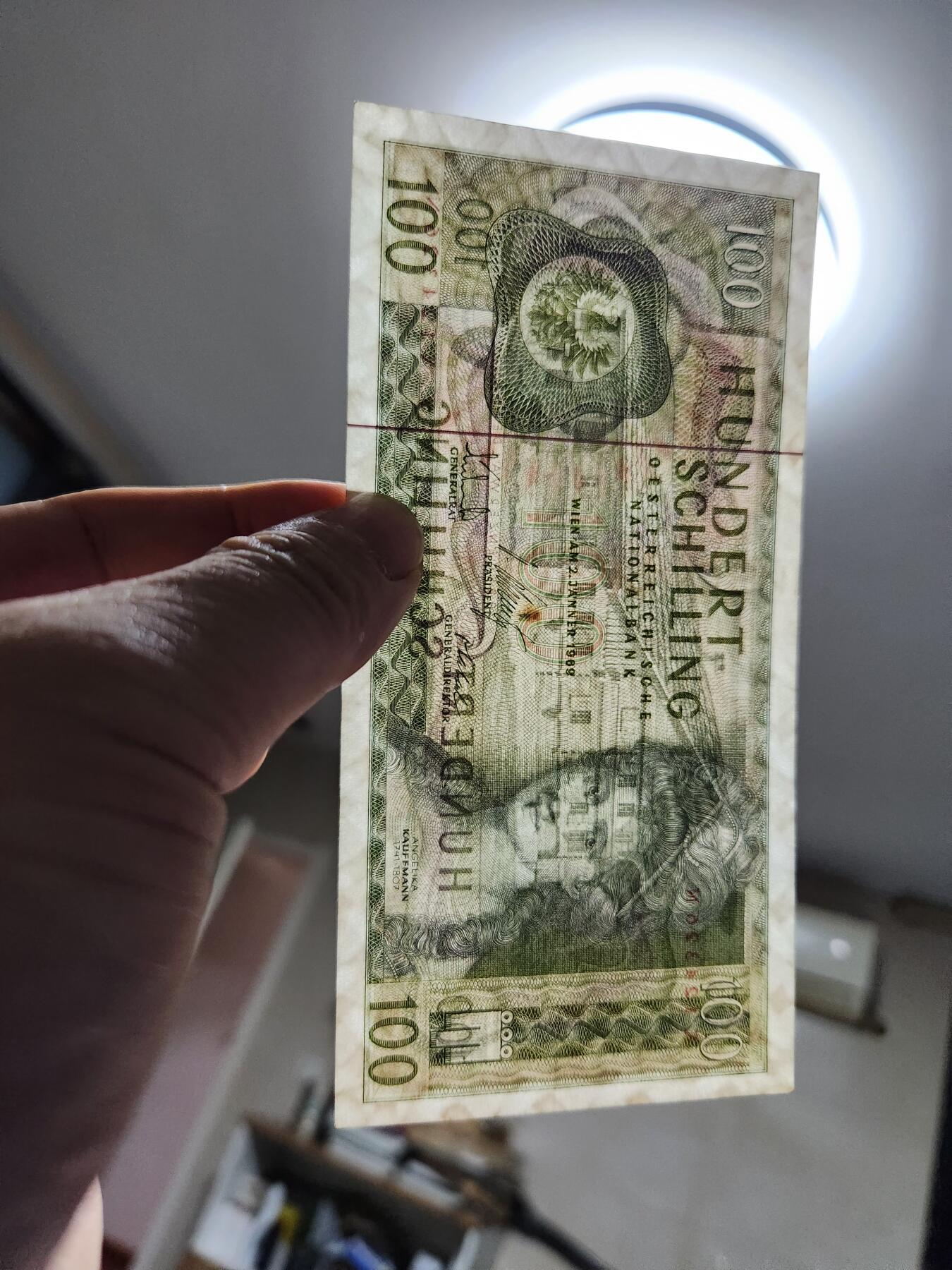 2月18号晚上8点 外国纸币自动截拍第27场 奥地利几乎全新