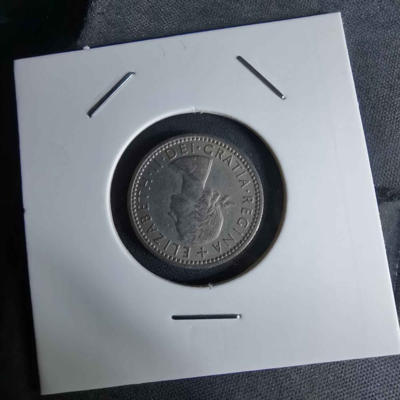 沼泽如烟--第998场 英国1956年6便士