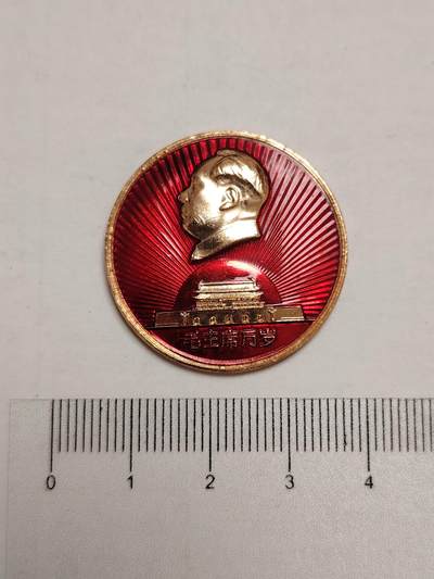 布加迪🐬～世界钱币(上海)🌾第 275 期 /  像章专场 - 头像章～建国18周年/杭州