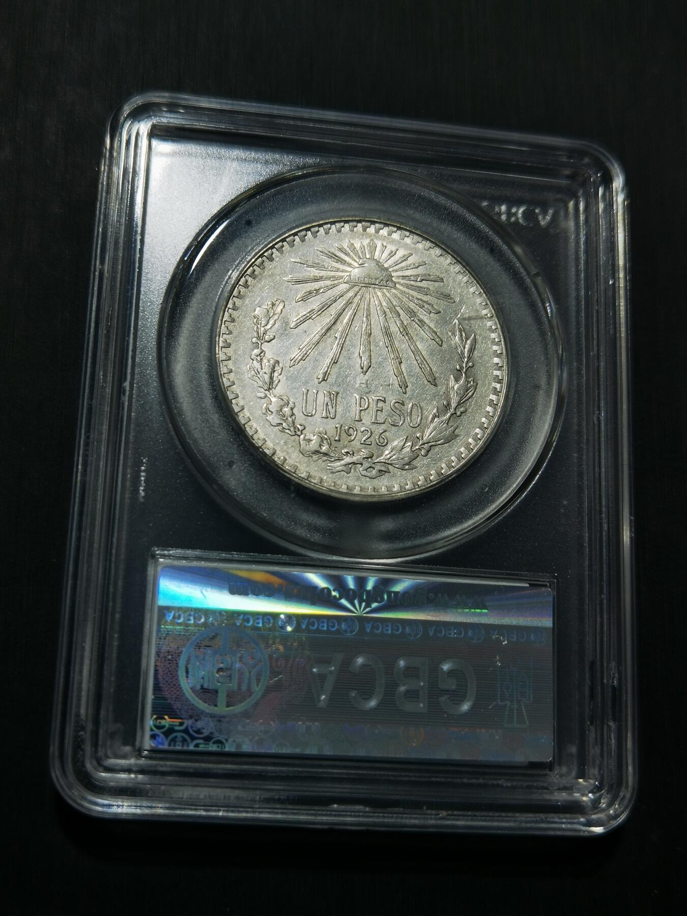 天下钱庄专场欢迎参拍 墨西哥鹰一比索银币