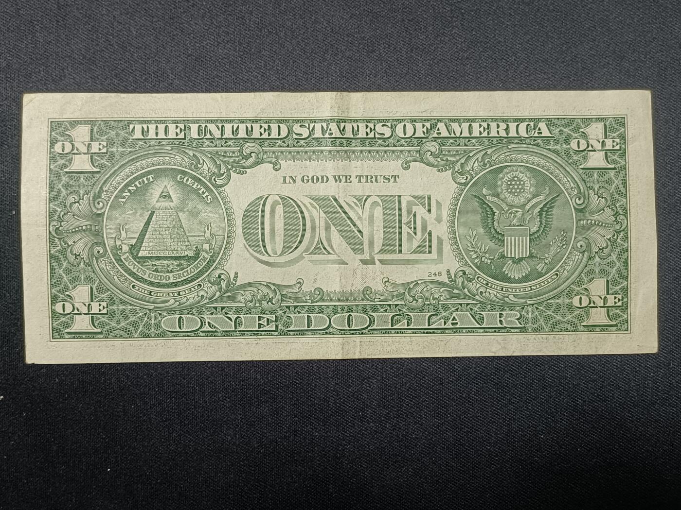 【游宝拍卖】丙午蛇马年第4期 美国-1美元【SERIES-2009 F6亚特兰大版 流通好品VF】