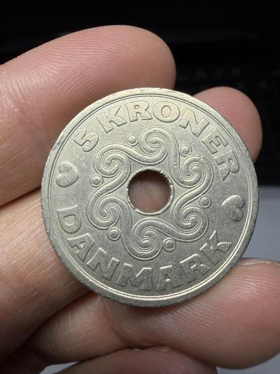 2025年集古藏今外币拍卖第二期-第8场—（总第308拍），可以寄存60天，满160元包邮。 - 1990年丹麦5克朗