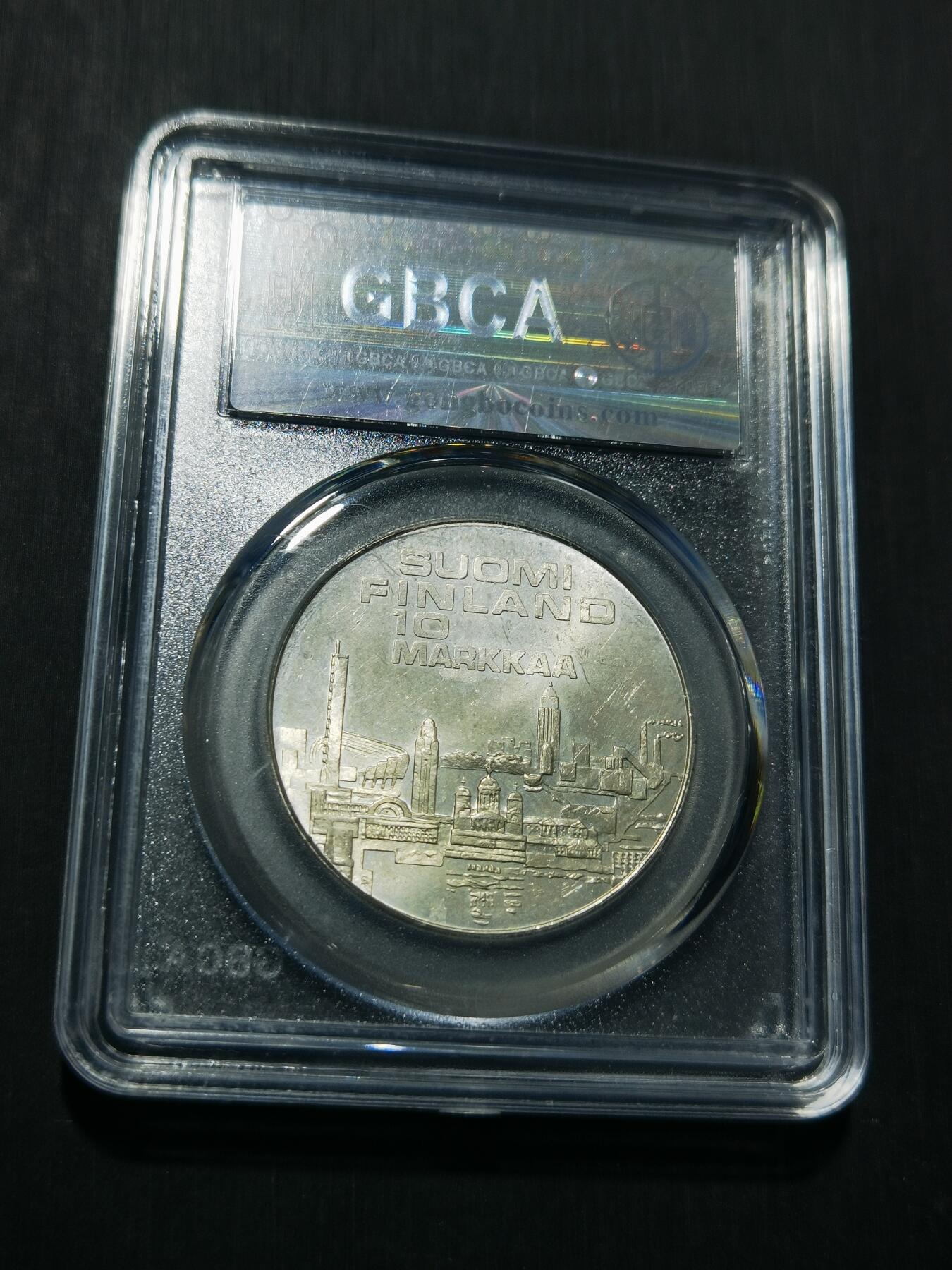 天下钱庄专场欢迎参拍 芬兰10马克银币