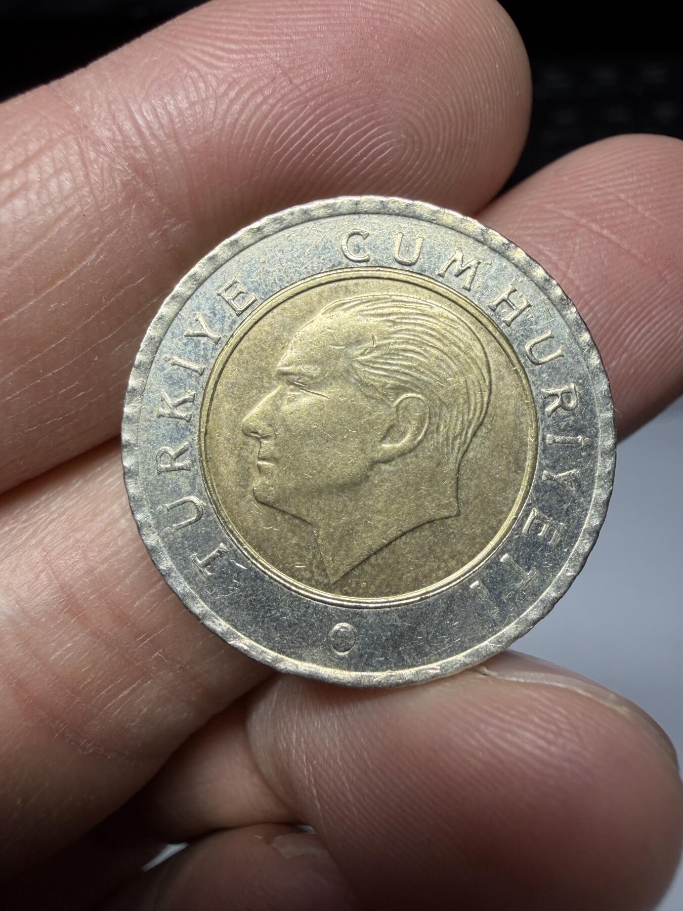 2025年集古藏今外币拍卖第二期-第8场—（总第308拍），可以寄存60天，满160元包邮。 2009年土耳其50库鲁