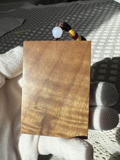 零元拍：A25 金丝楠牌子，3D立体波纹香喷喷的小金砖，金光闪闪，69/48.7/13MM - 零元拍：A25 金丝楠牌子，3D立体波纹香喷喷的小金砖，金光闪闪，69/48.7/13MM