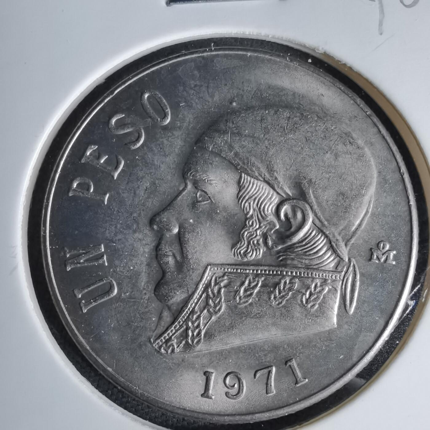 沼泽如烟--第998场 墨西哥1971年1比索