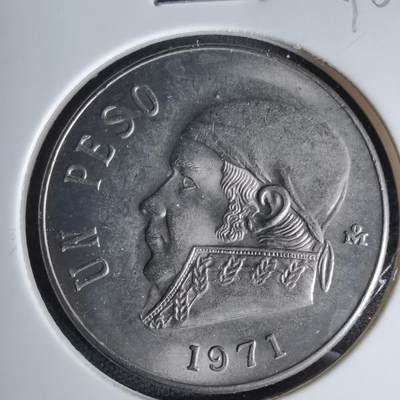 沼泽如烟--第998场 - 墨西哥1971年1比索