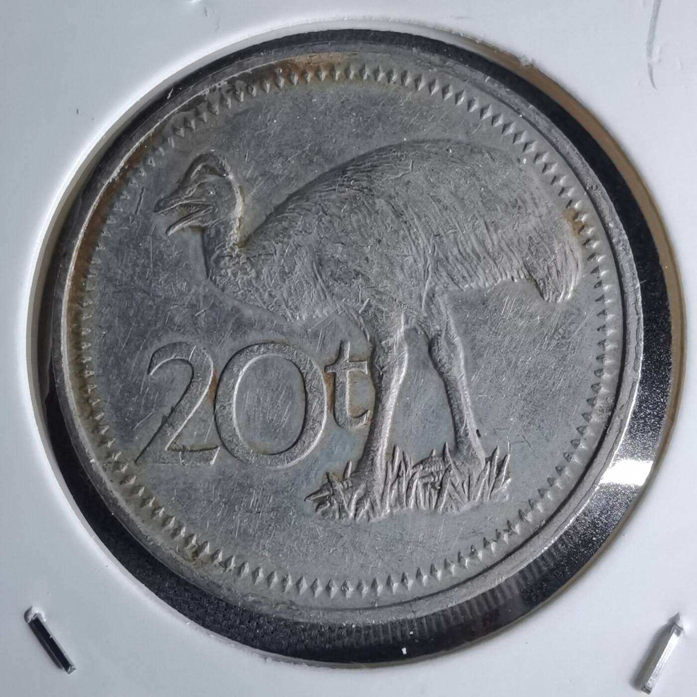 沼泽如烟--第998场 巴布亚新几内亚1978年20托伊