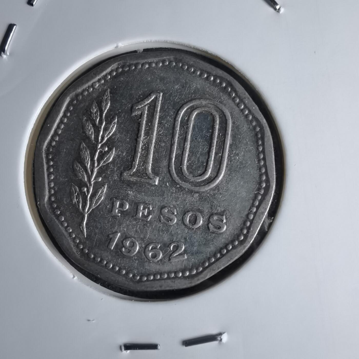 沼泽如烟--第998场 阿根廷1962年10比索