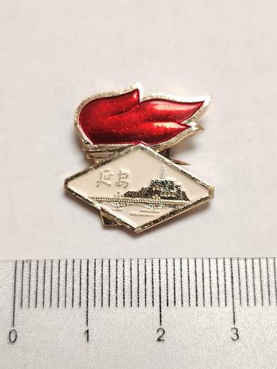 布加迪🐬～世界钱币(上海)🌾第 275 期 /  像章专场 - 火炬像章～延安宝塔山