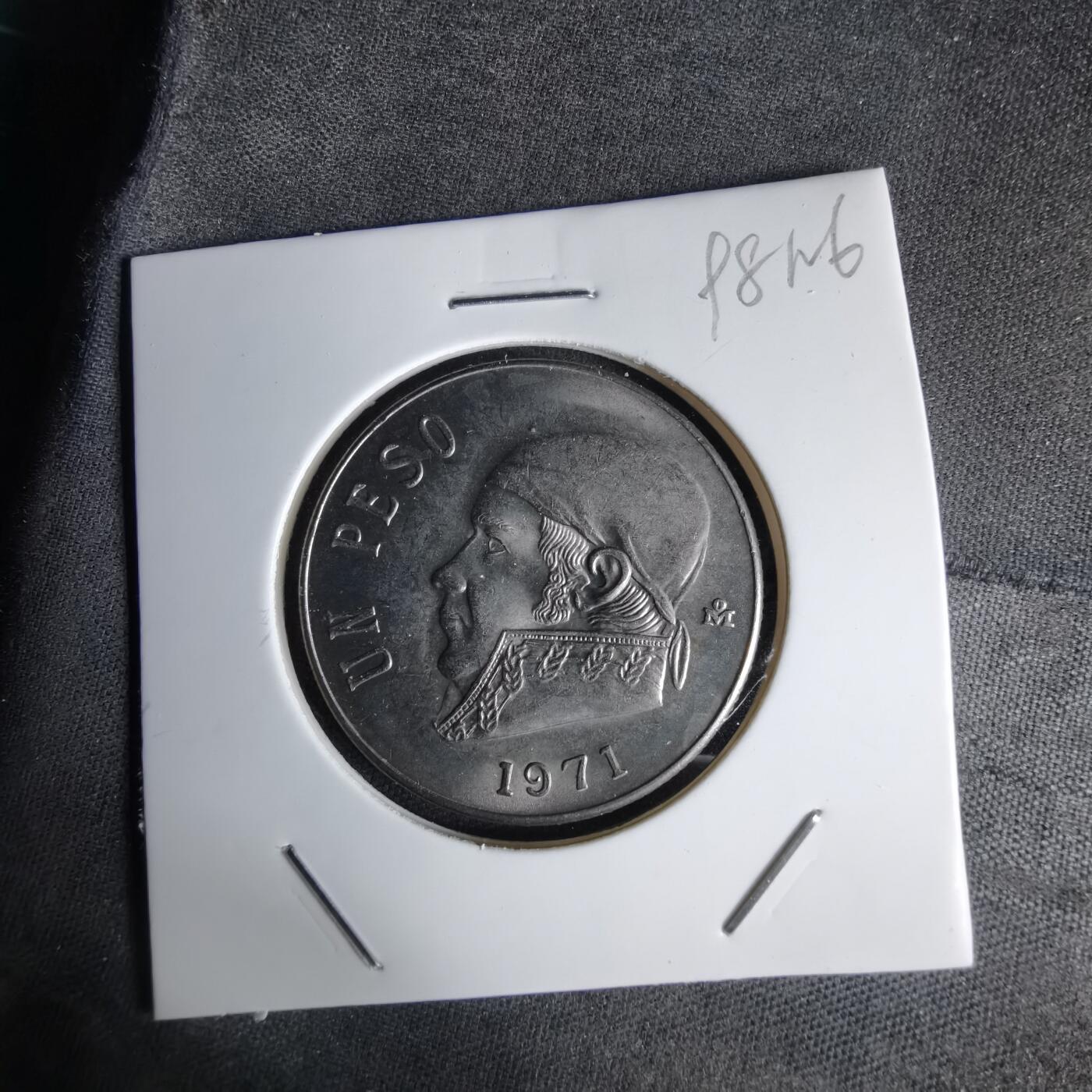 沼泽如烟--第998场 墨西哥1971年1比索