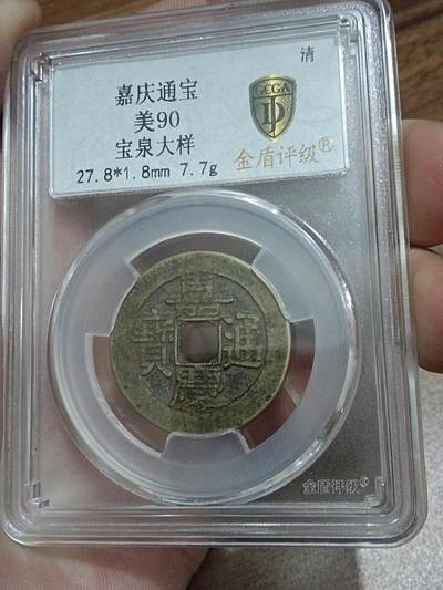 精品古钱币 名誉铁钱专场 - 嘉庆宝泉大样