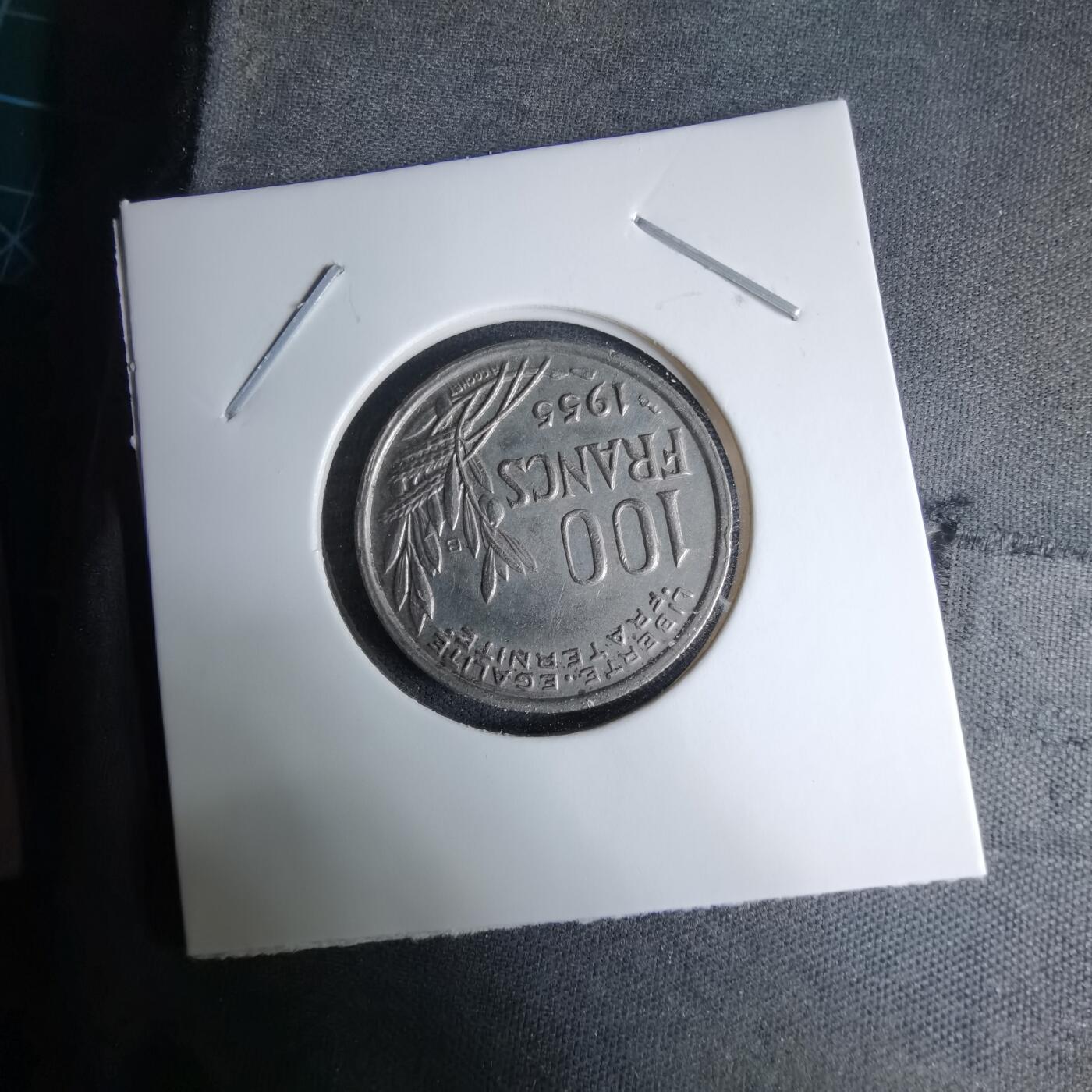 沼泽如烟--第997场 法国1955年100法郎