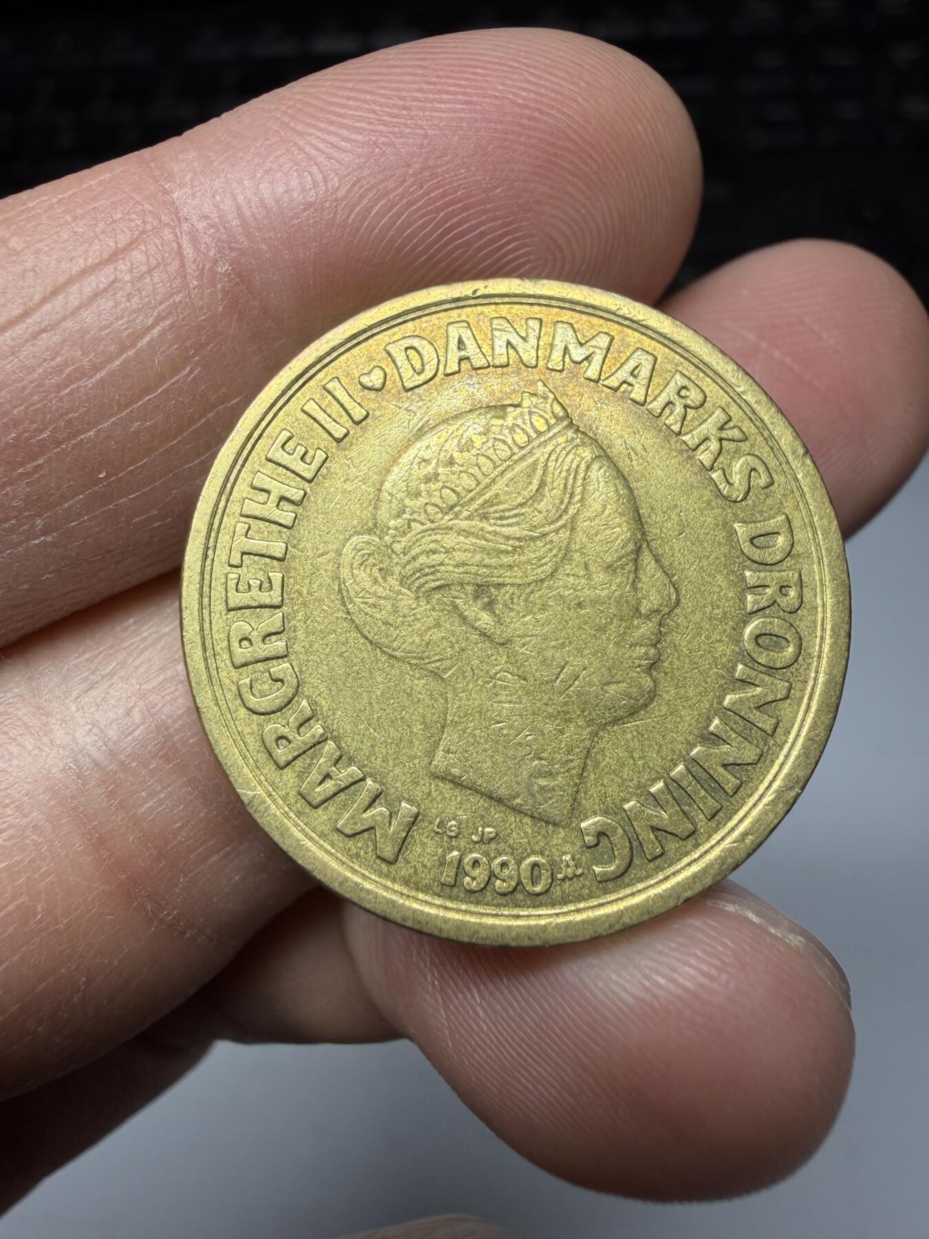 2025年集古藏今外币拍卖第二期-第8场—（总第308拍），可以寄存60天，满160元包邮。 1990年丹麦20克朗
