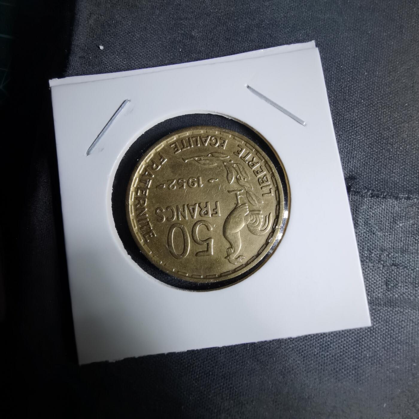 沼泽如烟--第997场 法国1952年50法郎