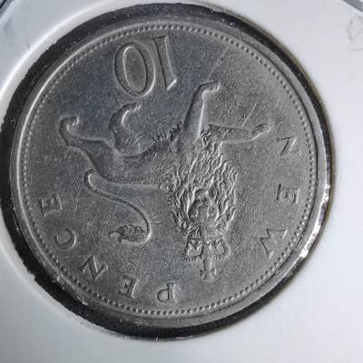 沼泽如烟--第997场 - 英国1969年10便士