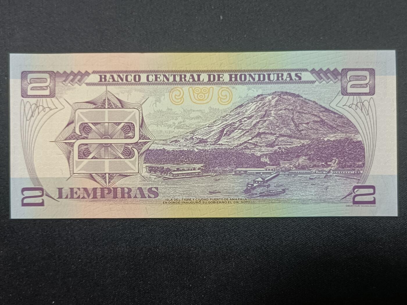 【游宝拍卖】丙午蛇马年第4期 洪都拉斯-2伦皮拉【2008年 全新UNC】